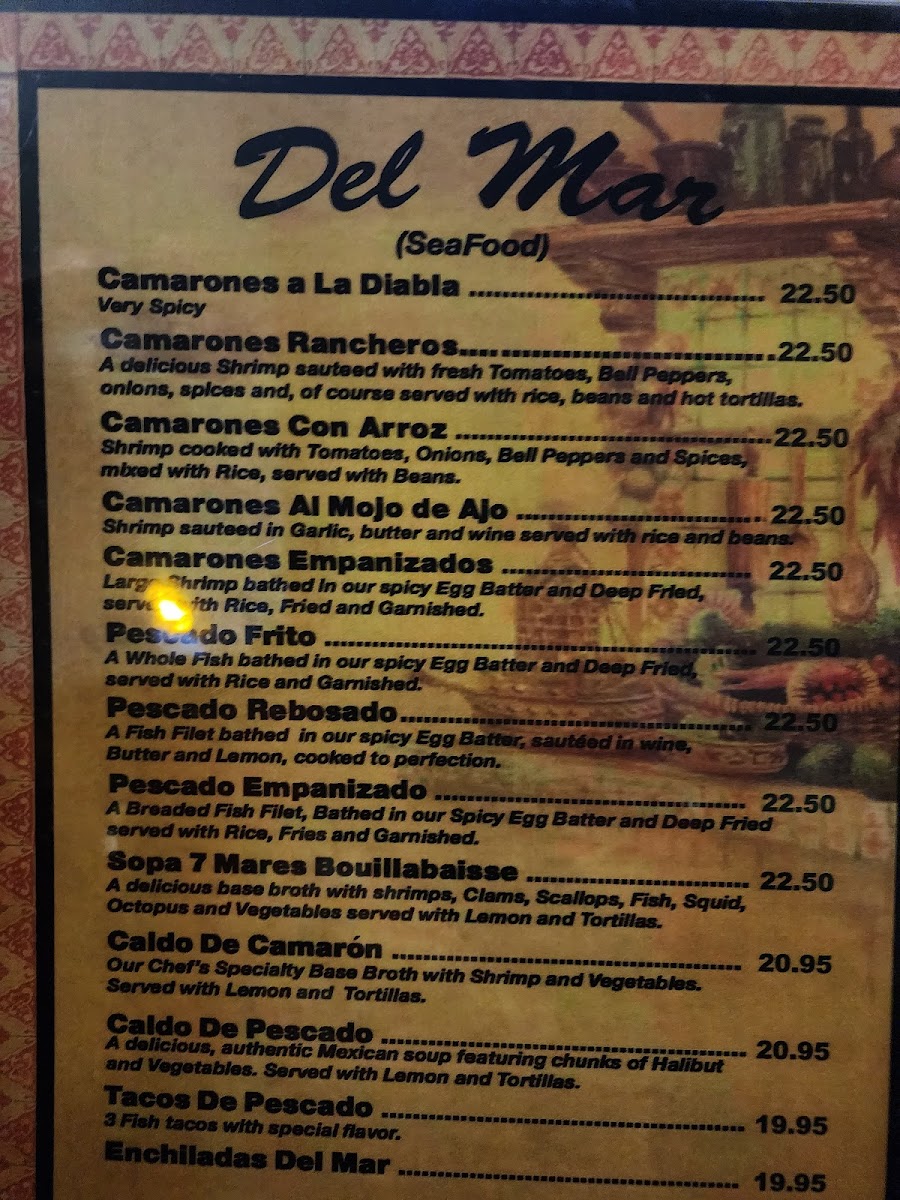 La Barca Restaurant Menu - Image 4